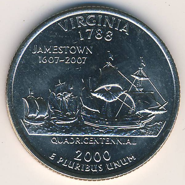 США, 1/4 доллара (2000 г.)