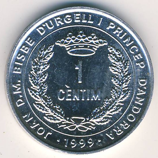 Андорра, 1 сентим (1999 г.)