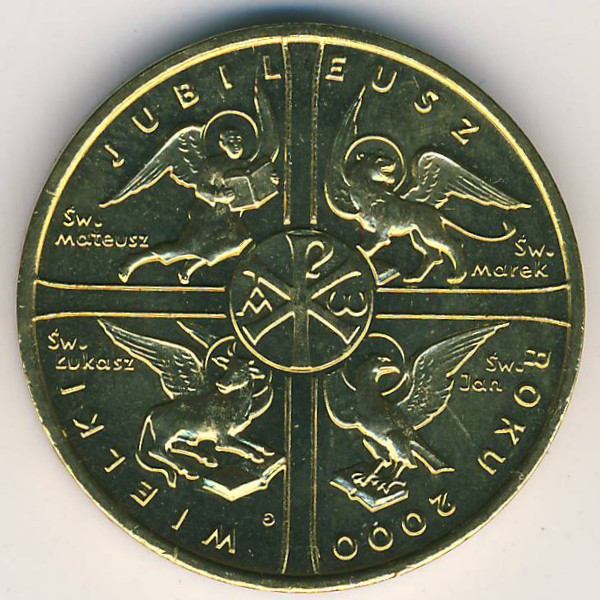 Польша, 2 злотых (2000 г.)