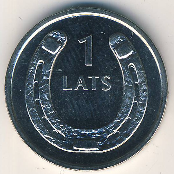 Латвия, 1 лат (2010 г.)