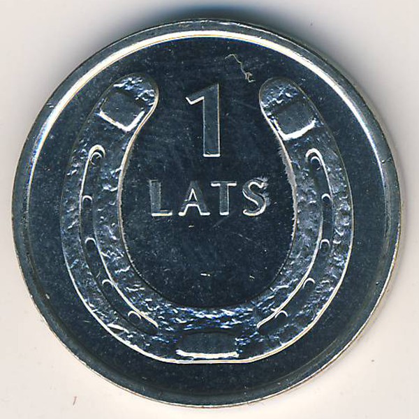 Латвия, 1 лат (2010 г.)