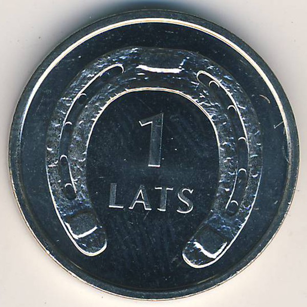 Латвия, 1 лат (2010 г.)
