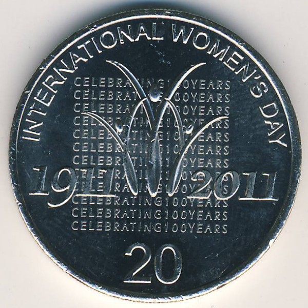Австралия, 20 центов (2011 г.)