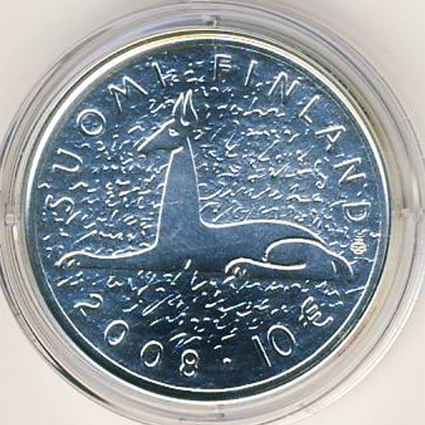 Финляндия, 10 евро (2008 г.)