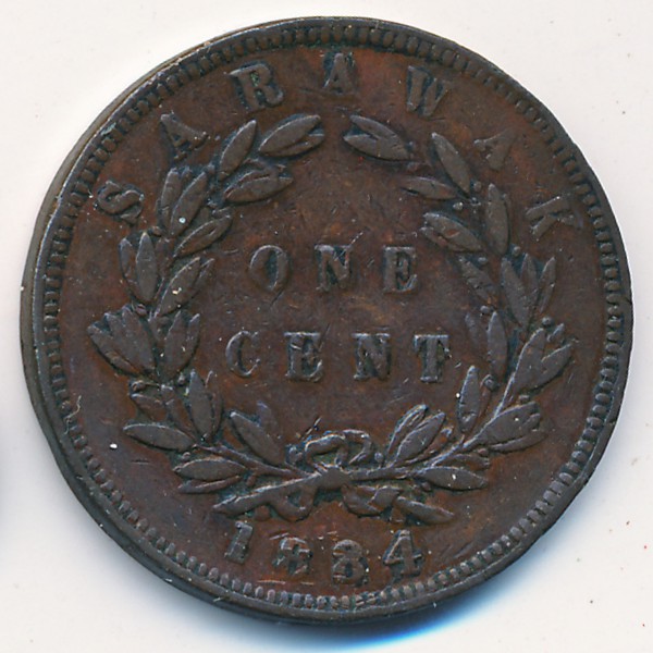 Саравак, 1 цент (1884 г.)