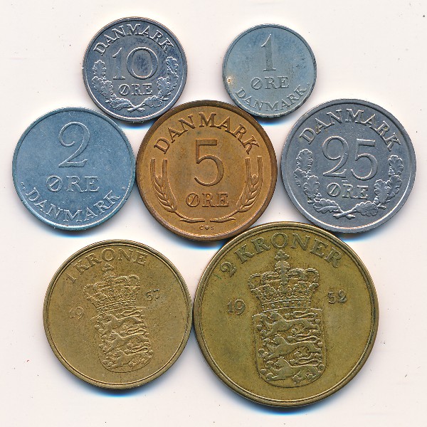 Дания, Набор монет