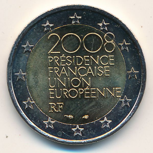 Франция, 2 евро (2008 г.)
