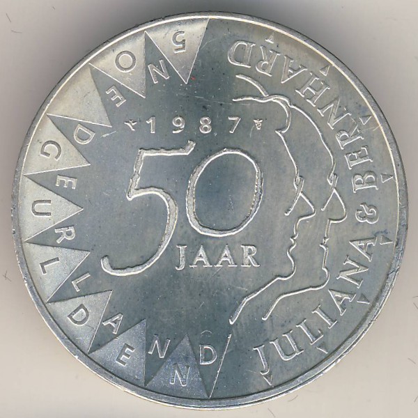 Нидерланды, 50 гульденов (1987 г.)