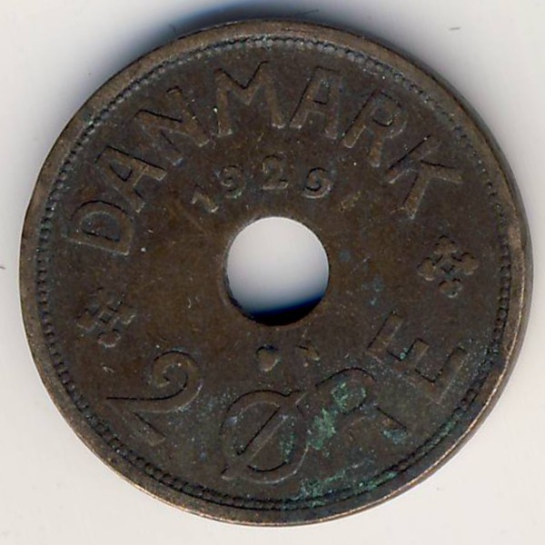 Дания, 2 эре (1929 г.)