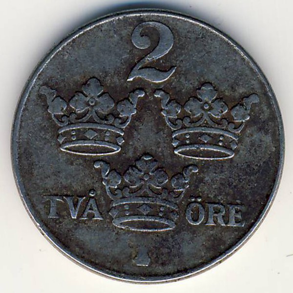 Швеция, 2 эре (1945 г.)