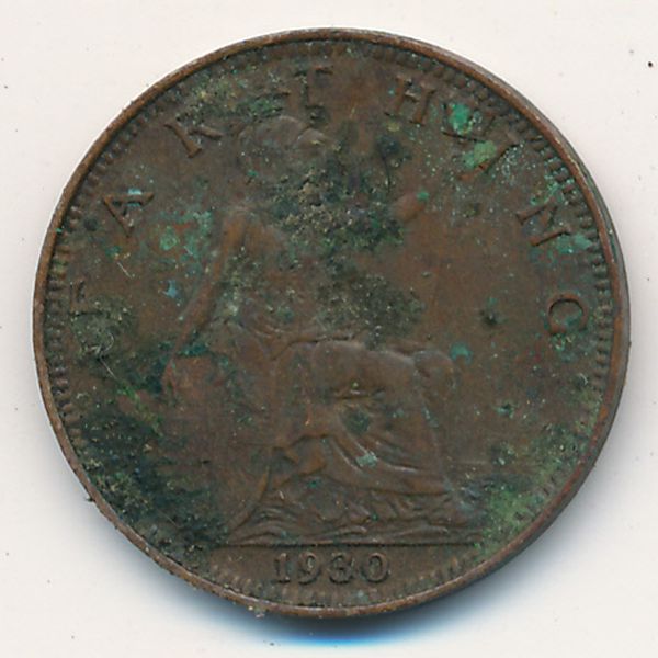 Великобритания, 1 фартинг (1930 г.)