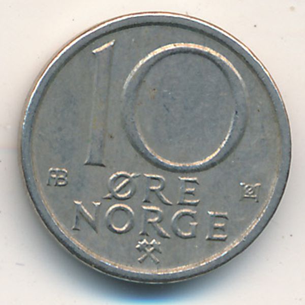 Норвегия, 10 эре (1978 г.)