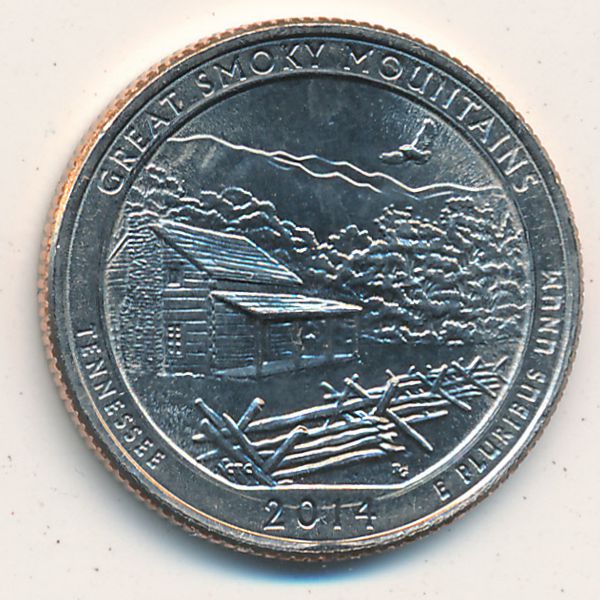 США, 1/4 доллара (2014 г.)