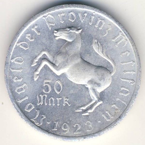 Вестфалия., 50 марок (1923 г.)