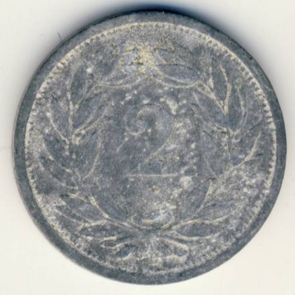 Швейцария, 2 раппена (1944 г.)