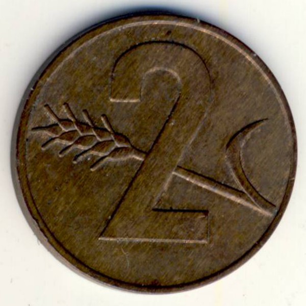 Швейцария, 2 раппена (1969 г.)