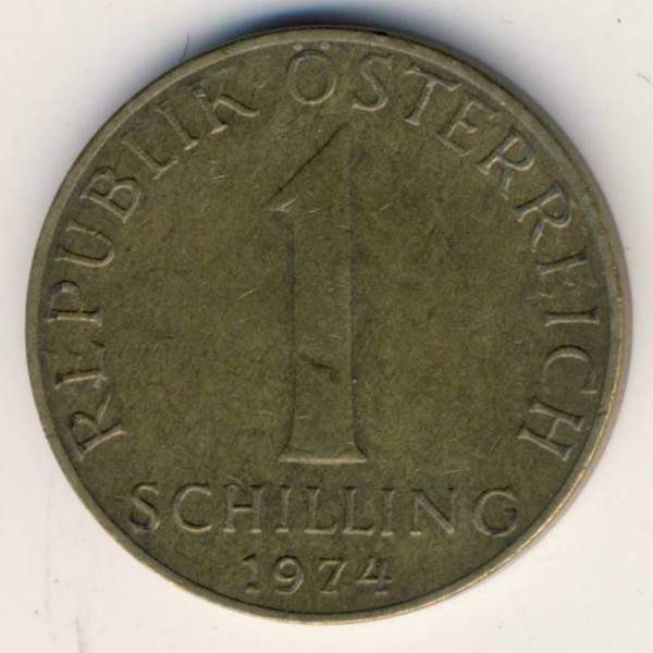 Австрия, 1 шиллинг (1974 г.)