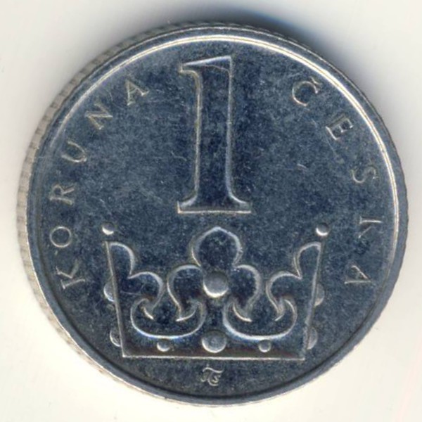 Чехия, 1 крона (2000 г.)