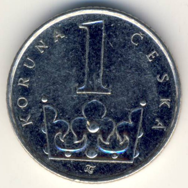 Чехия, 1 крона (2003 г.)
