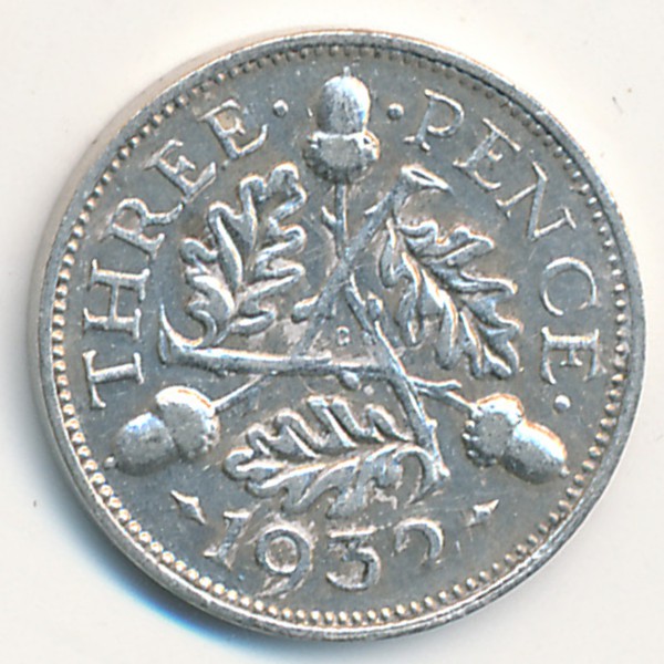 Великобритания, 3 пенса (1932 г.)