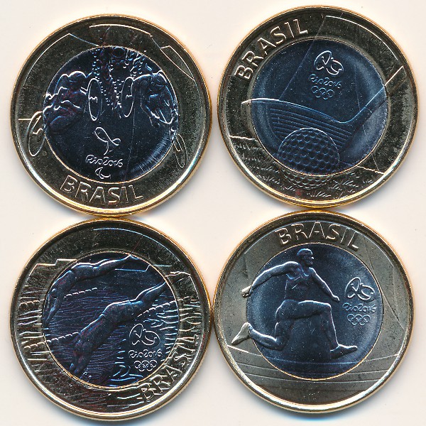 Бразилия, Набор монет (2014 г.)
