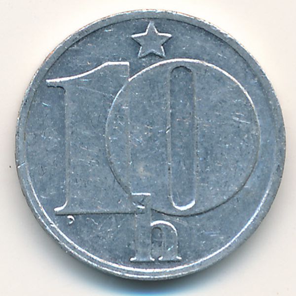 Чехословакия, 10 гелеров (1982 г.)