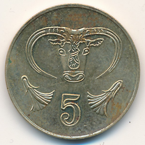 Кипр, 5 центов (2001 г.)
