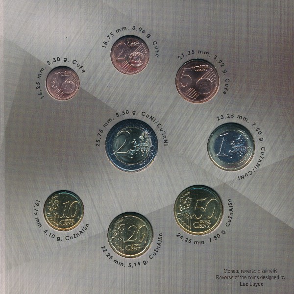 Литва, Набор монет (2015 г.)