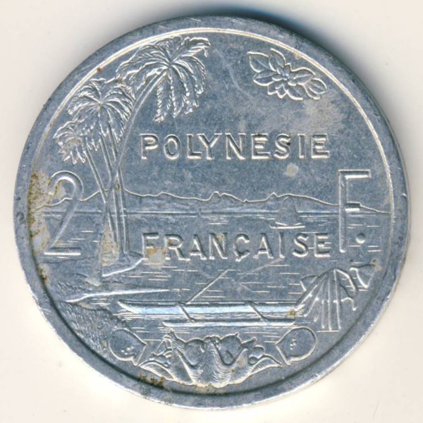 Французская Полинезия, 2 франка (2010 г.)