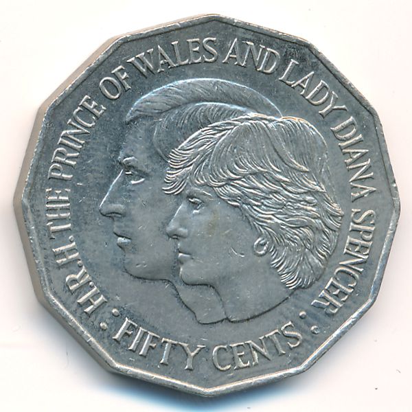 Австралия, 50 центов (1981 г.)