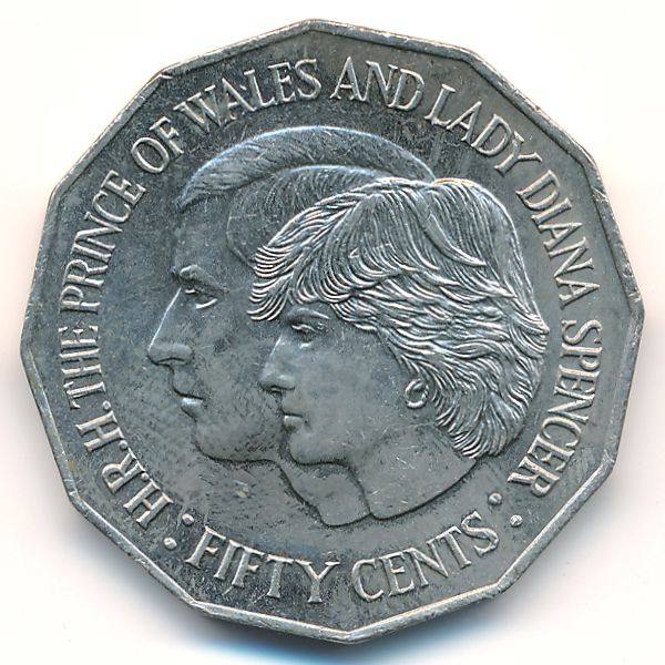 Австралия, 50 центов (1981 г.)