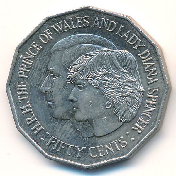 Австралия, 50 центов (1981 г.)