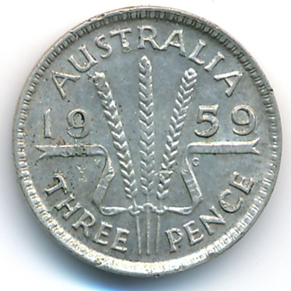 Австралия, 3 пенса (1959 г.)