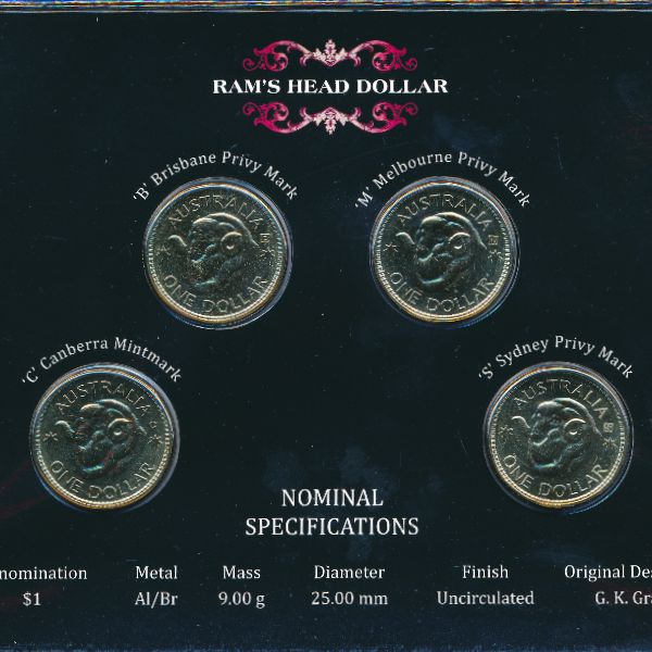 Австралия, Набор монет (2011 г.)