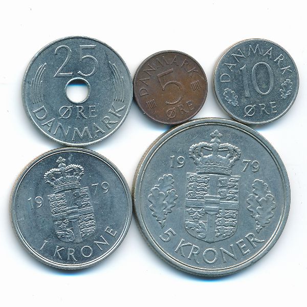 Дания, Набор монет (1979 г.)