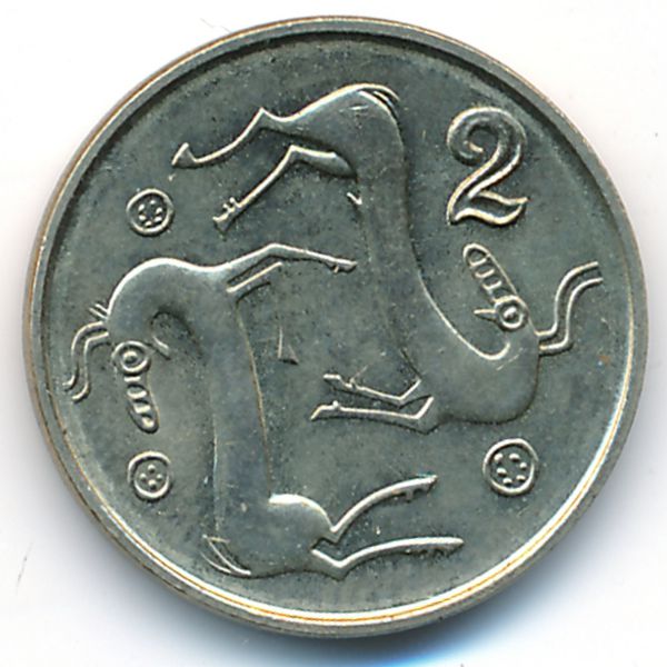 Кипр, 2 цента (1998 г.)