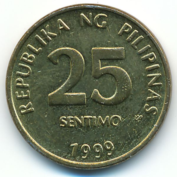 Филиппины, 25 сентимо (1999 г.)