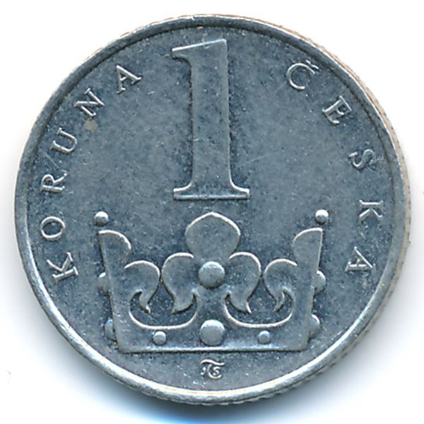 Чехия, 1 крона (1996 г.)
