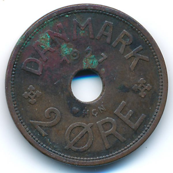 Дания, 2 эре (1927 г.)