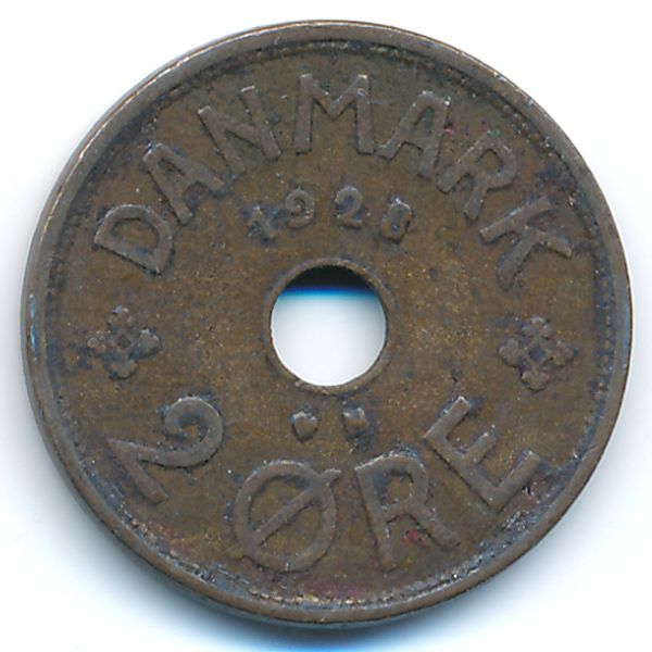 Дания, 2 эре (1928 г.)