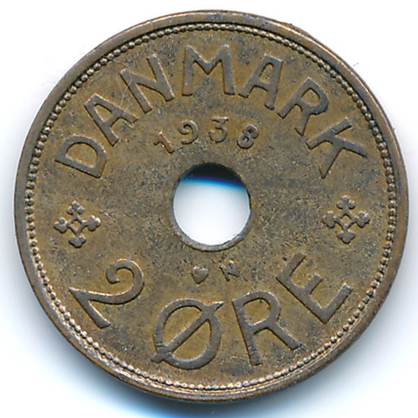 Дания, 2 эре (1938 г.)