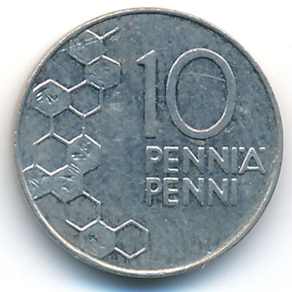 Финляндия, 10 пенни (1992 г.)