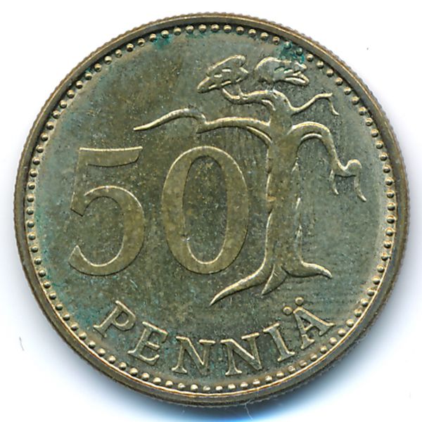 Финляндия, 50 пенни (1971 г.)