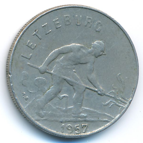 Люксембург, 1 франк (1957 г.)