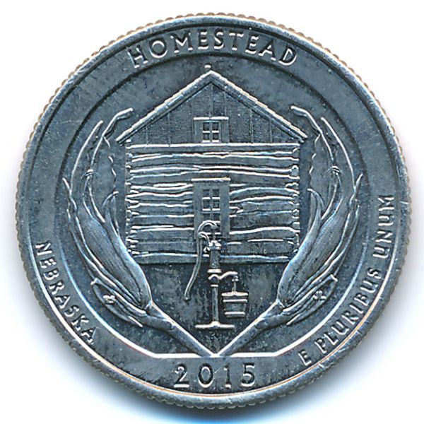 США, 1/4 доллара (2015 г.)