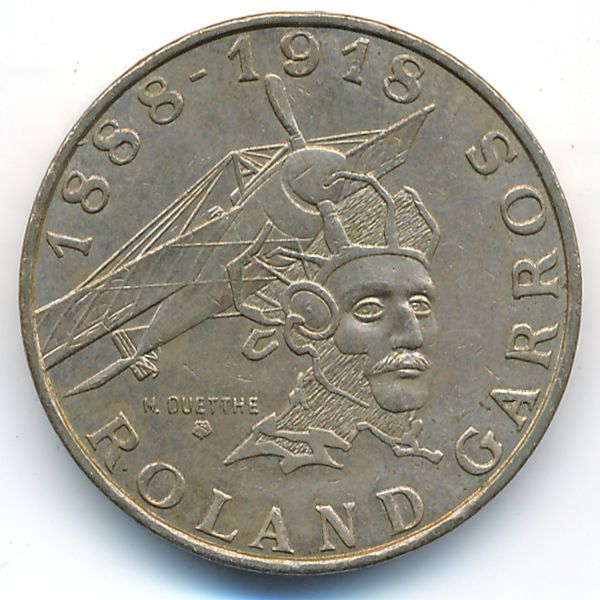 Франция, 10 франков (1988 г.)