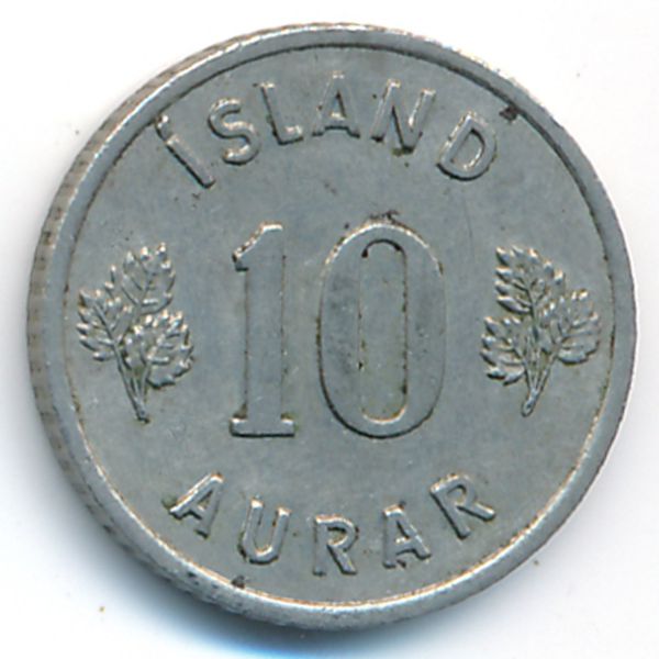 Исландия, 10 эйре (1965 г.)