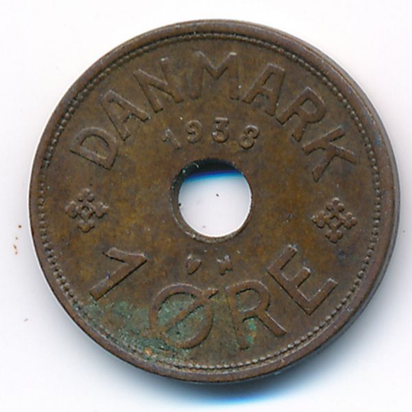 Дания, 1 эре (1938 г.)