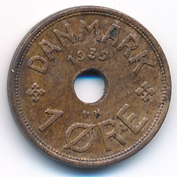 Дания, 1 эре (1939 г.)