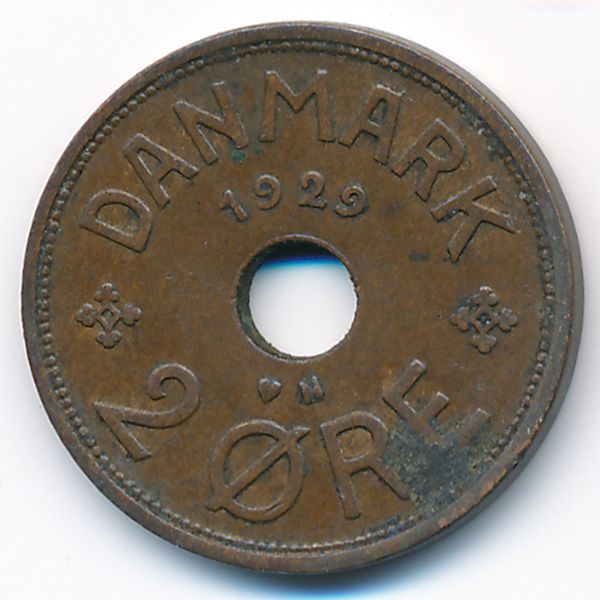 Дания, 2 эре (1929 г.)